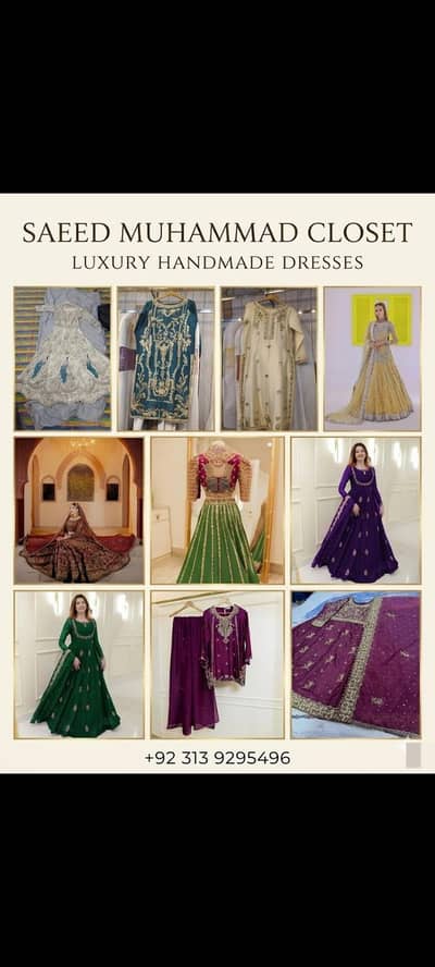 Bridal Dress/ Wedding Dress/ Maxi/ Lehenga/ Party Wear
