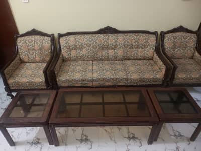 5 seater Sofa Set with tables