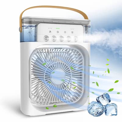 Mini Air Cooler Fan With Evaporative Cooling | Portable Household Air