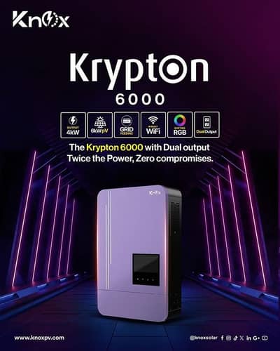 Knox Xenon 1206.6. 6kw Hybrid Inverter ip66