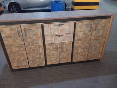 wooden storage cabinet -large size -good condition