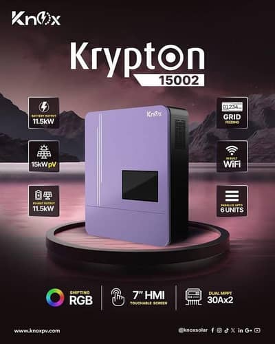 knox Hybrid Inverter 4kw, ip21 Dual Output wifi