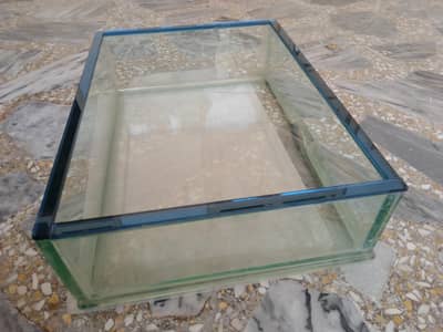 Glass vanity basin