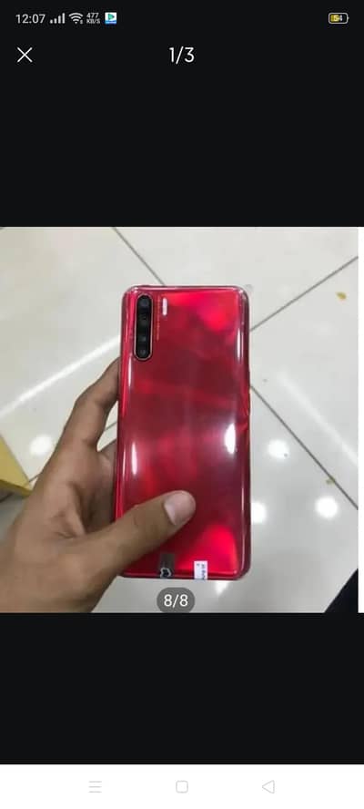 Rs. 30K . OPPO F15 display finger 8/256GB