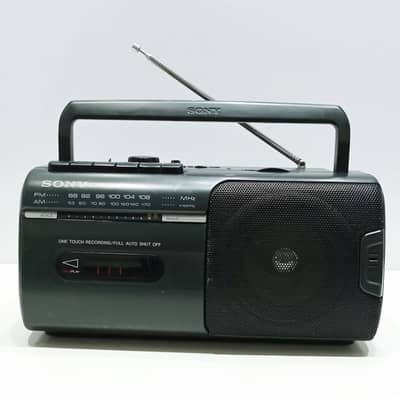1990s Sony CFM-10 AM/FM Radio Cassette Recorder and Player Boombox