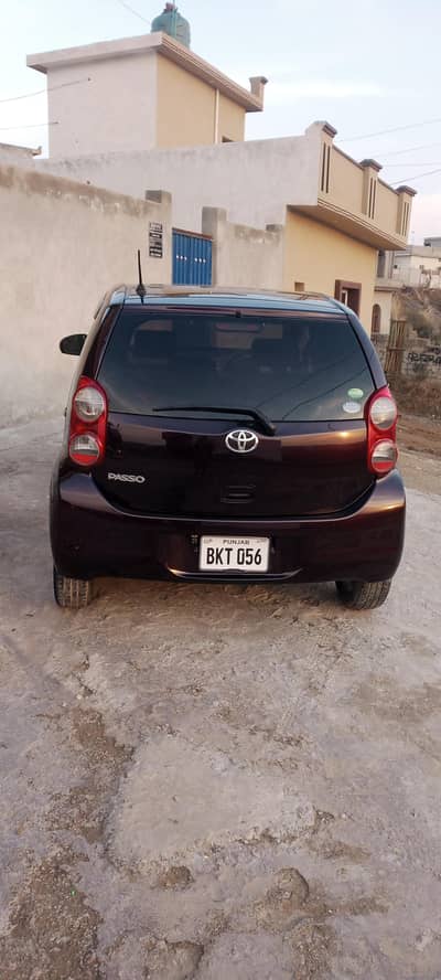 Toyota Passo 2012 class cutted car auction sheet available