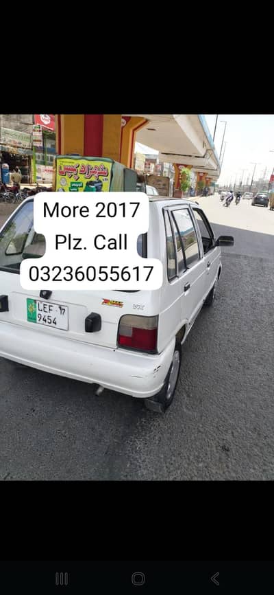 Suzuki mehran model 2017 plz cal 0323 6055617