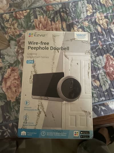 EZVIZ camera, intercom door bell cp4