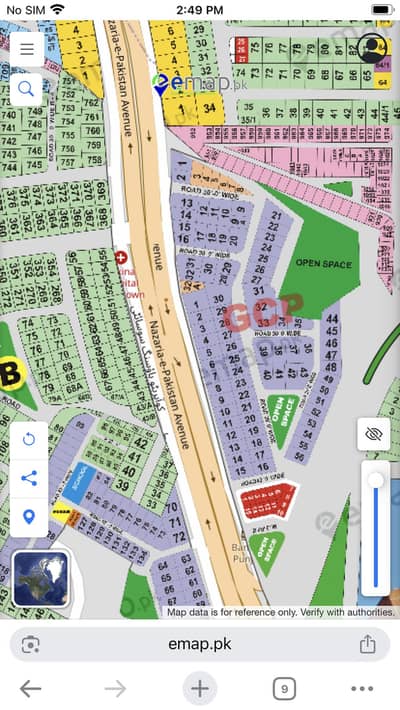 GCP Housing Society 16 Maral Residential Plot size -16 Marla  Opposite shoukat khanum Hospital Near UCP University