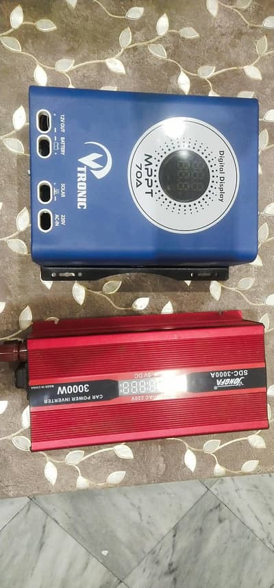 MPPT (Tronic 70-A) & converter 3000 watt
