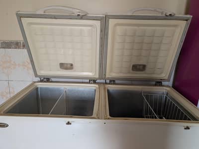 two door refrigerator and freezer