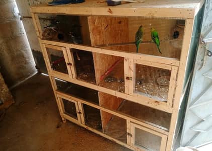 wooden cage