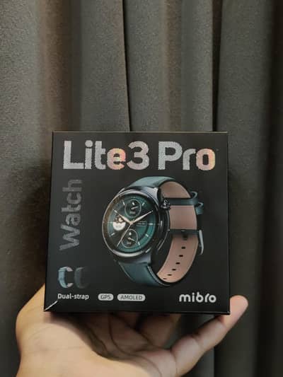 Mibro Lite 3 Pro Smart Watch – AMOLED Display | GPS | Dual Strap