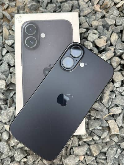 Iphone 16 with box and cable
