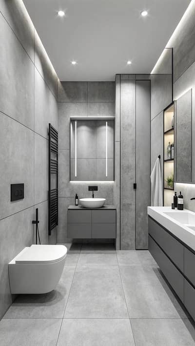 Bathroom Miror Bath Style Create Marble Allah Tawakal Marble