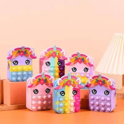 Multi colour rainbow Bags