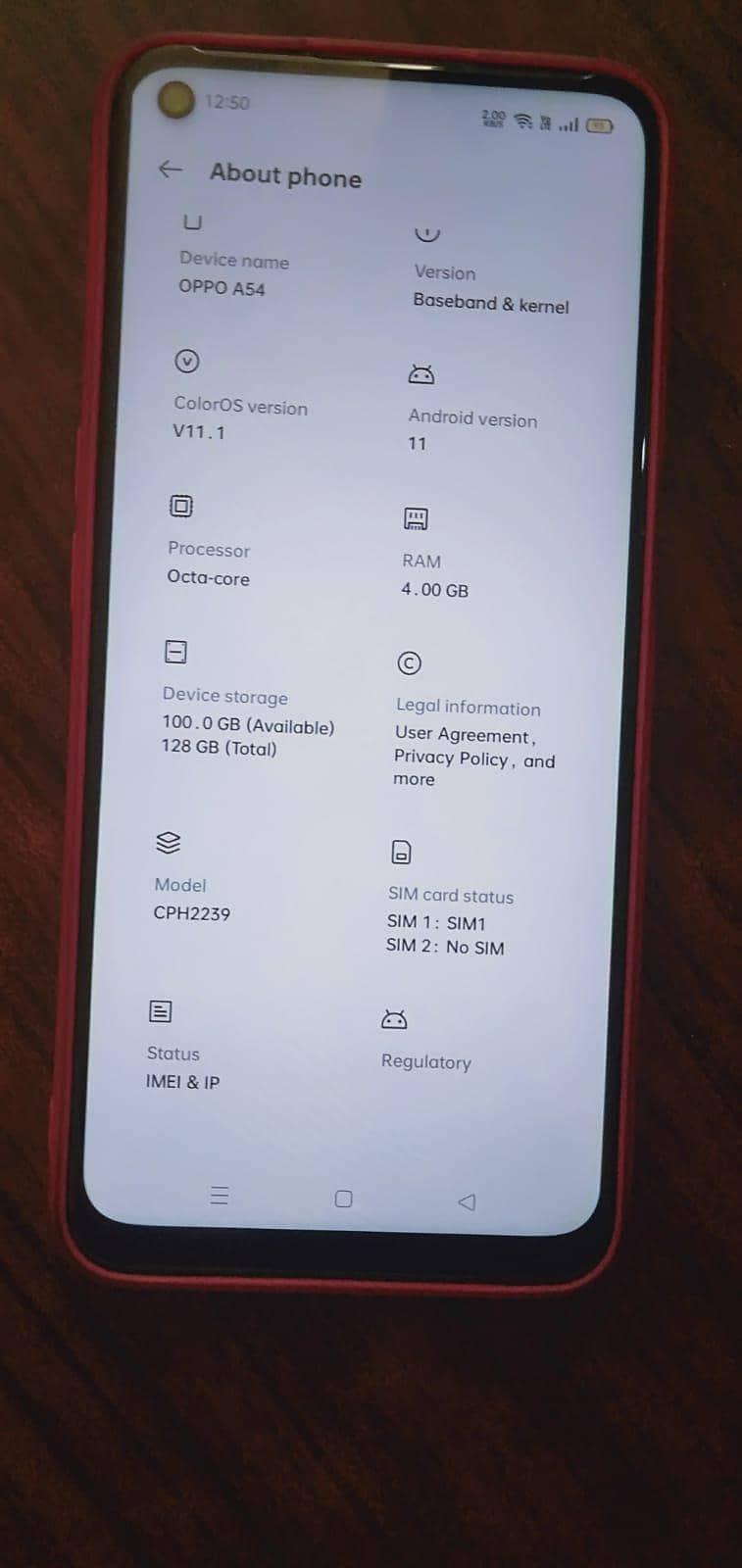 OPPO A54 7