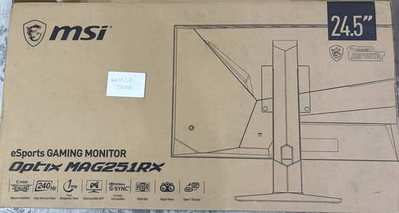 MSI OPTIC MAG251RX 240hz ips