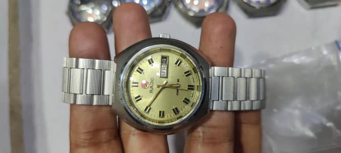 Rado with original machine and Dial