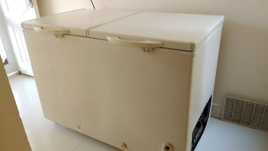 Haier double door deep freezer