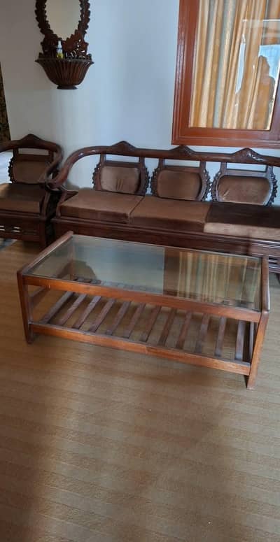 chinioti sofa with center table