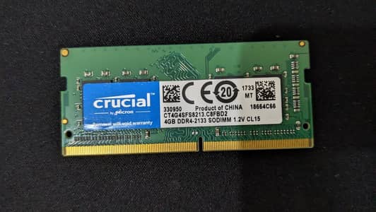 20 GB DDR4 LAPTOP RAMs