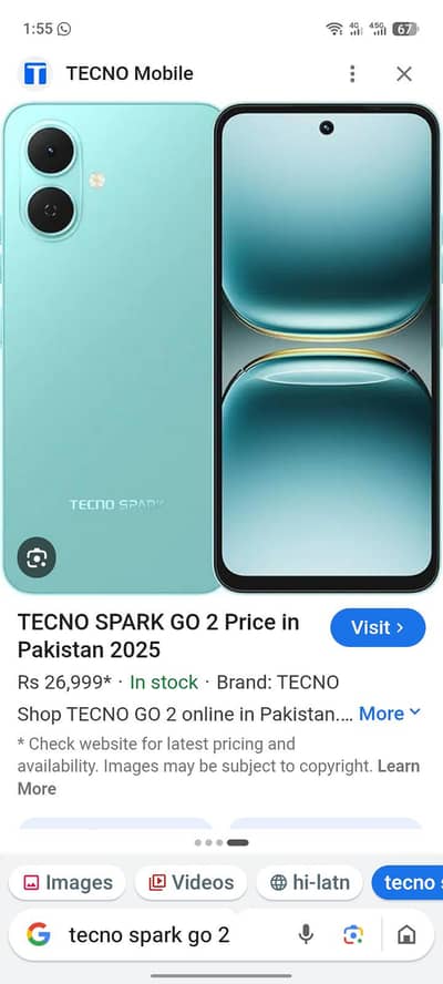 tecno spark Go 2