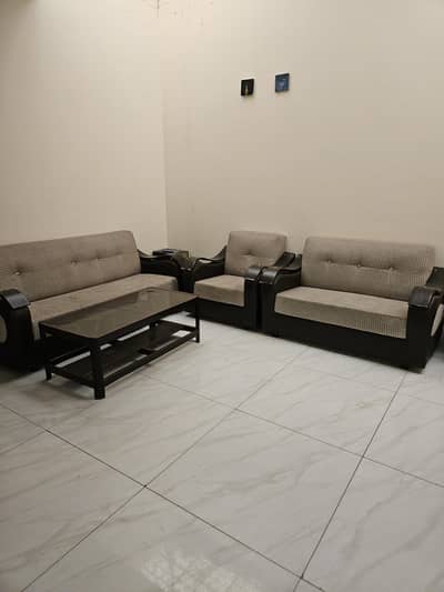 sofa set and 3 tables