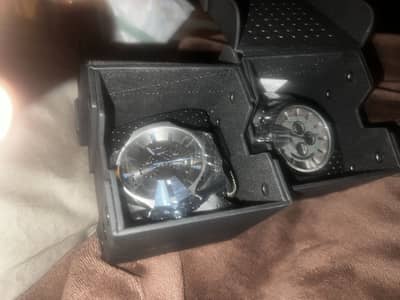 Diesel Men’s Quartz Black Stainless Steel 51mm Watch DZ4355