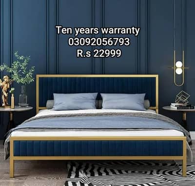 Double Bed|Iron double bed|Bed Set|Single Bed|03092056793