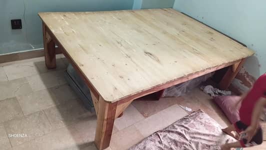 pure wood ka heavy takhat 1 month used