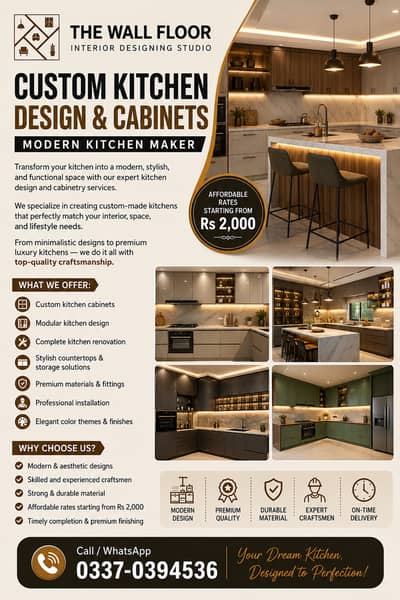 Custom Kitchen Design & Cabinets | Modern Kitchen Maker
