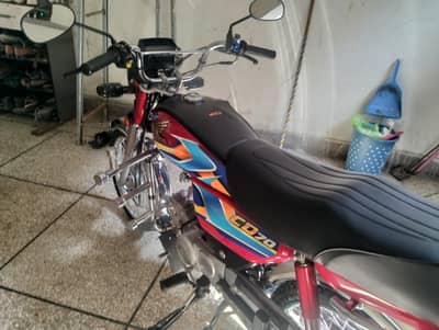Honda CD 70 2025 last 26 shape 1st owner single hand used neat bike