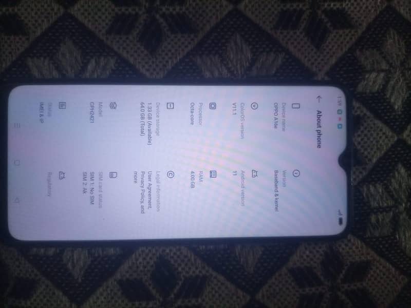 OPPO A16e 0