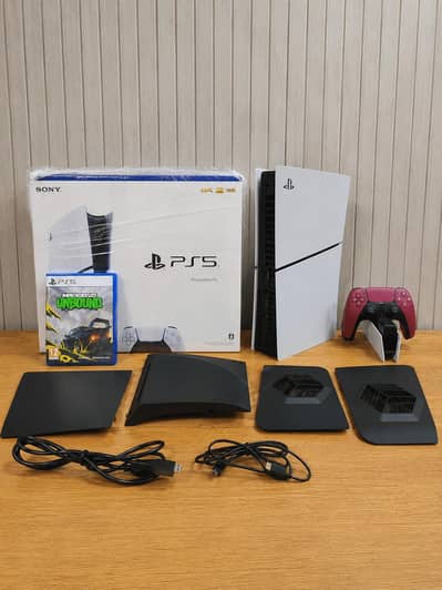  PS5 Slim Disc Edition + Box + Extra Panels