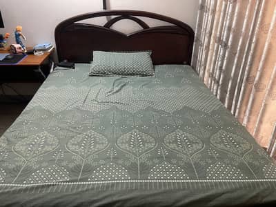 Solid Wooden queen size bed