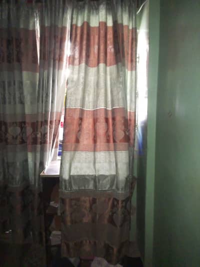 used 3 piece curtains full length