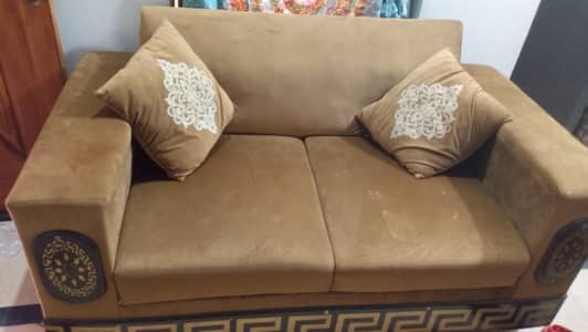 Brown sofa set for sale