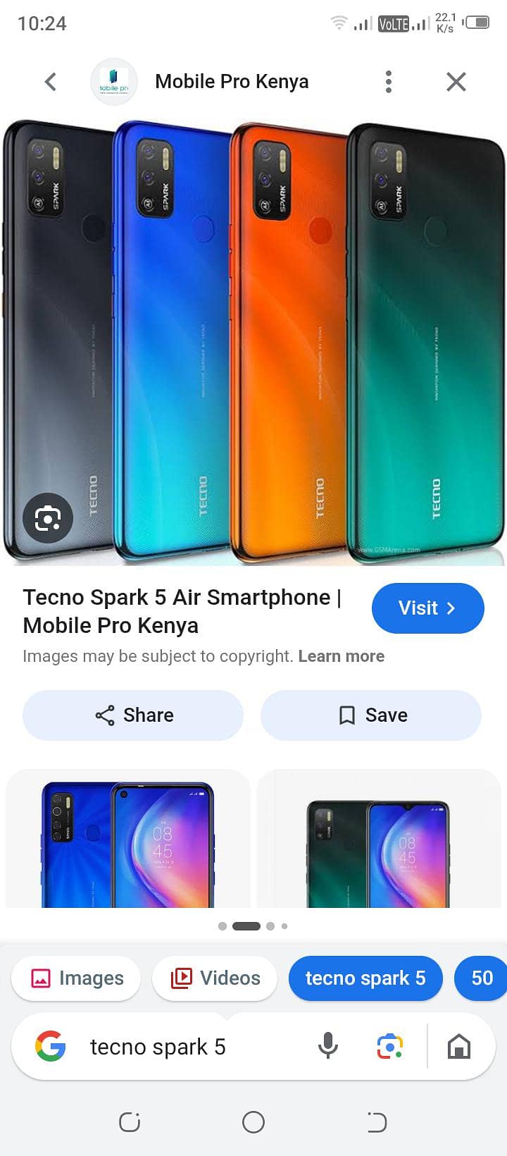 Tecno Spark 5 7