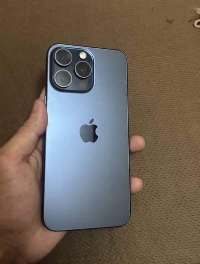 I phone 15 pro max 256 Gb jv Titanium Blue