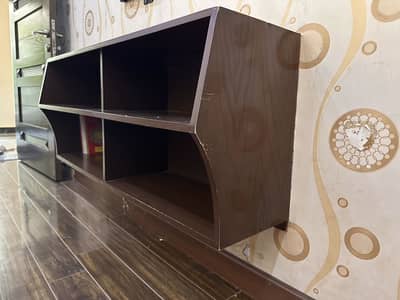 Compartment Floating Wall Shelf