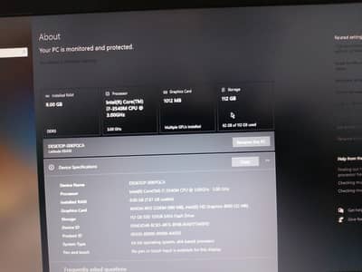Intel i7 3rd Gen Laptop | 8GB RAM | 128GB SSD | Nvidia 1GB Graphics