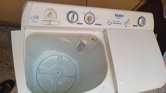 Haier HWM 100-AS Semi Automatic Washing Machine (10KG)