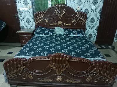 Wooden Bed set