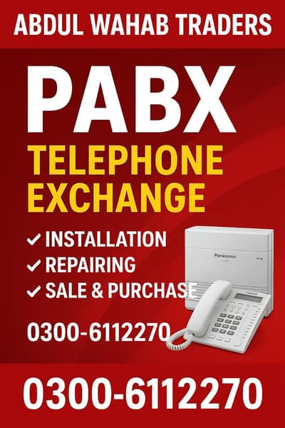 Telephone Exchange with complete setup