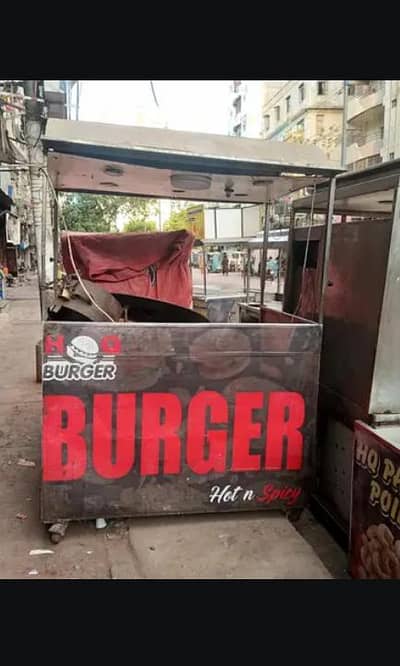 Burger stall for sell good condition