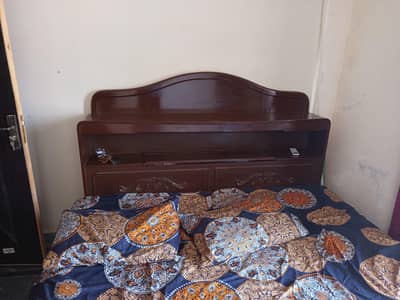 Bed Back with 2 Side Tables