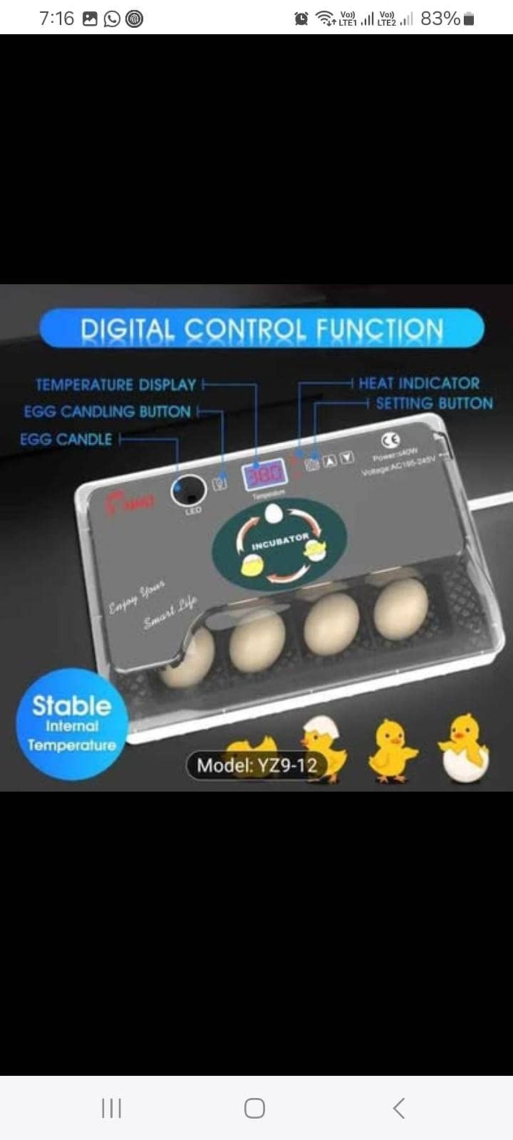 Automatic Incubator 2