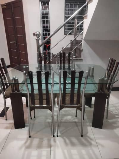 Dining table 6 chairs for sale