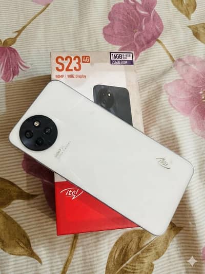 Itel S23 16/256 With Box No open repair Geniune  10/8.5 finger disable